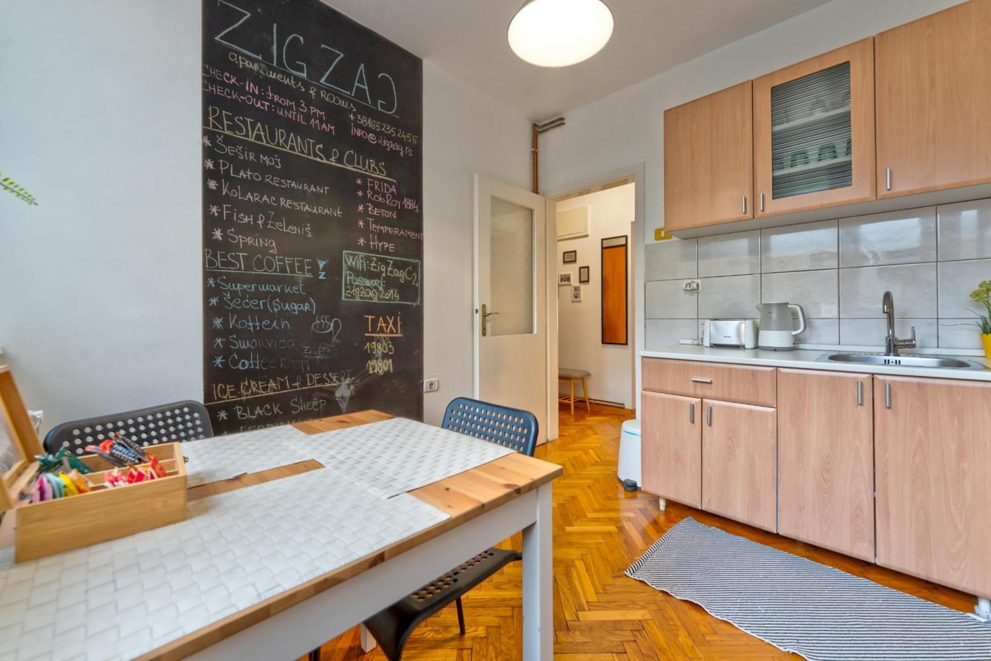 Zigzag Belgrade Lejlighed Eksteriør billede