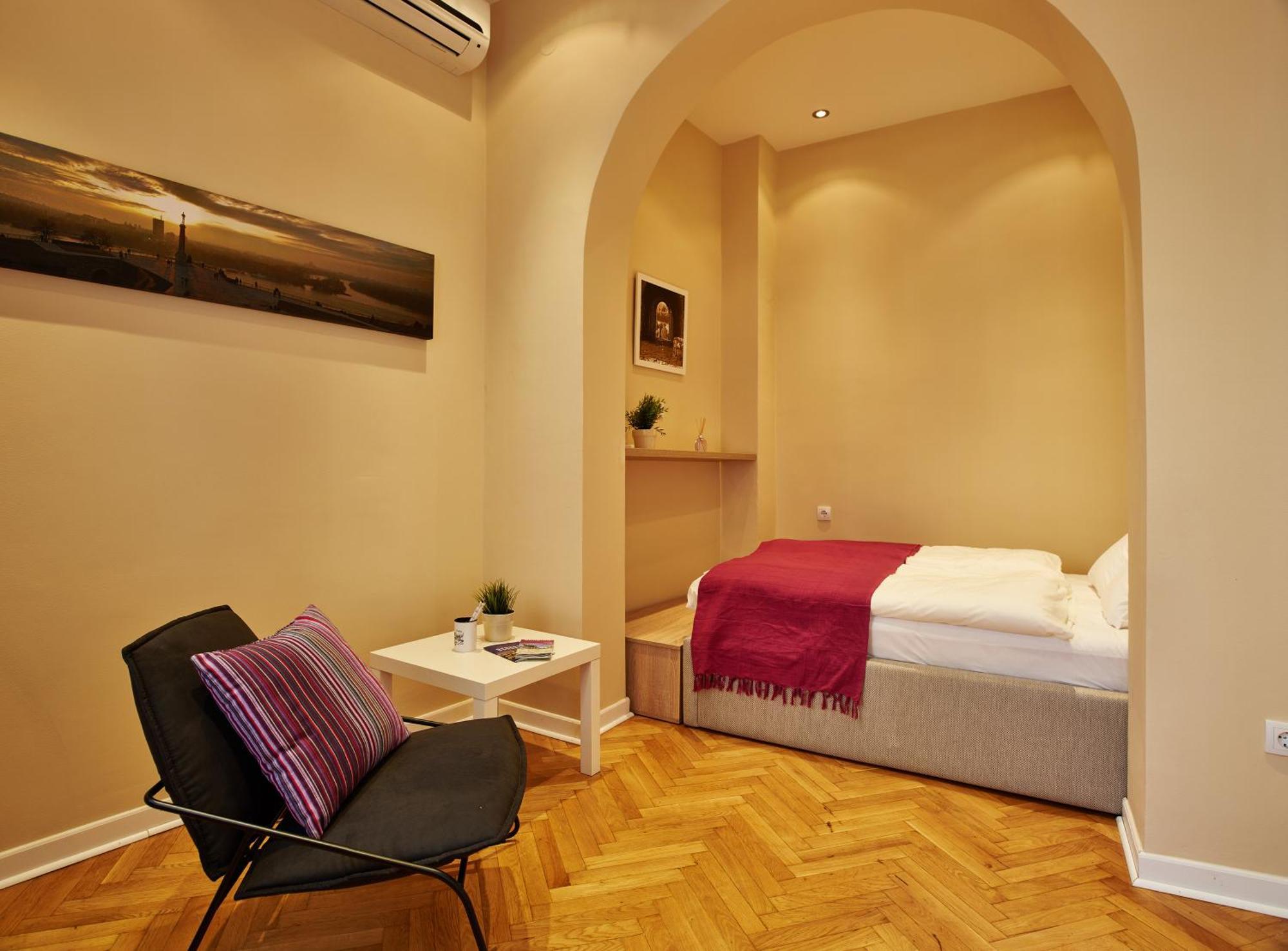 Zigzag Belgrade Lejlighed Værelse billede